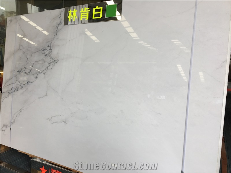 Polished Colorado White Marble Slabs