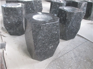 Polished Granite Flower Vases for Headstones