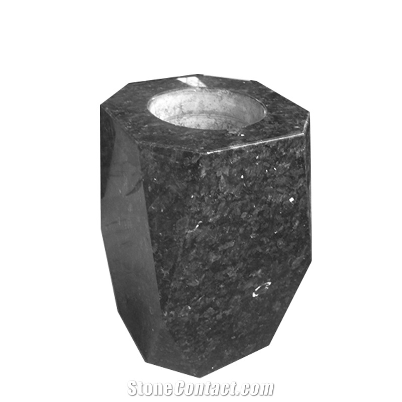 Polished Granite Flower Vases for Headstones