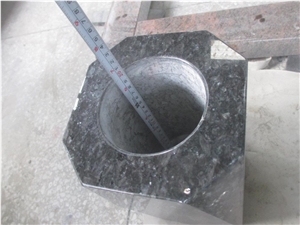 Polished Granite Flower Vases for Headstones