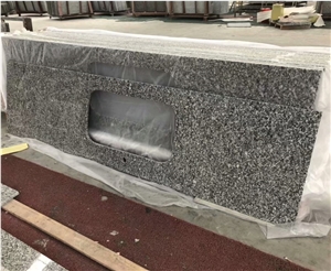 Polished Grey Granite Kitchen Countertop