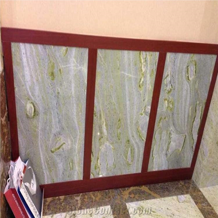 Polished Irish Green Wild Marble Slabs