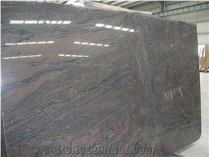 Polished Multicolor Purple Granite Slabs