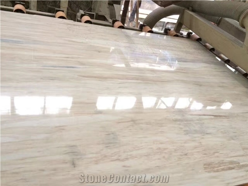 Polished New Eurasian Wood Grain Marble