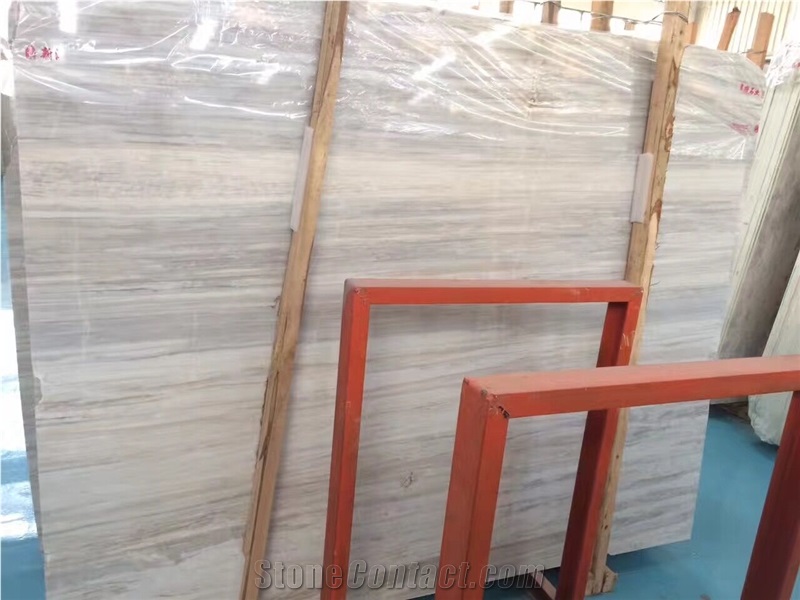 Polished New Eurasian Wood Grain Marble