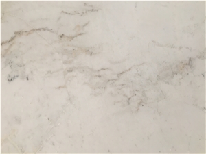 Polished White North Pearl Marble Pattern and Slab