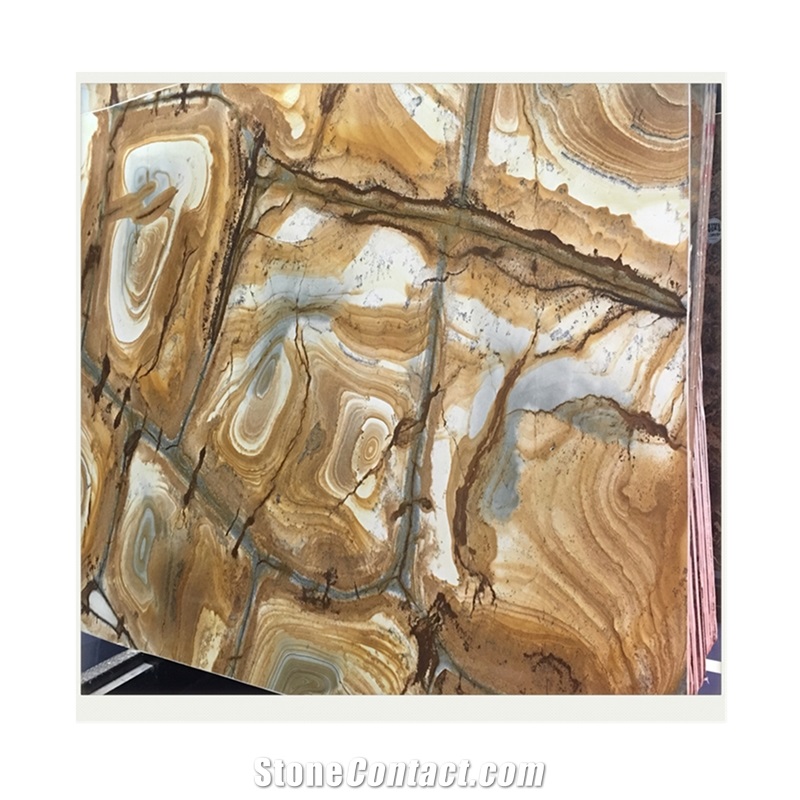 Polished Yellow Palomino Quartzite Slabs