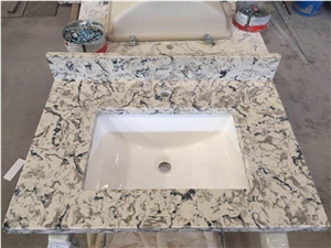 Popular Stone Prefab Quartz Countertops Lows