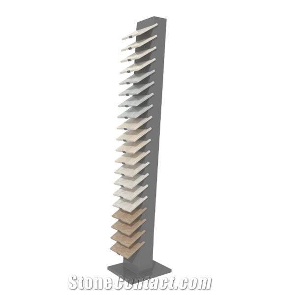 Porcelain Tile And Quartz Stone Display Tower