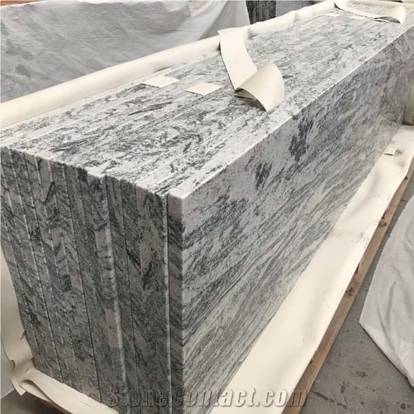 Prefab Viscount White Granite Countertop