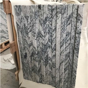 Prefab Viscount White Granite Countertop