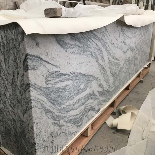 Prefab Viscount White Granite Countertop