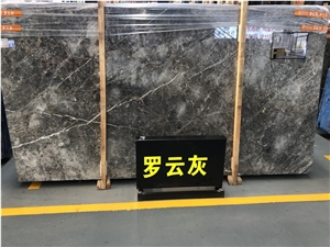 Quality Polished Saint Laurent Grey Marble Slabs
