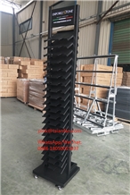 Quartz Stone Display Rack For Marble, Granite