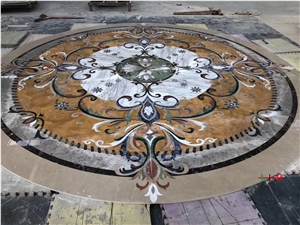 Round Decorative Medallions Floor Entrance