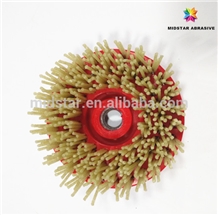 Round Diamond Polish Brush for Leather Surface