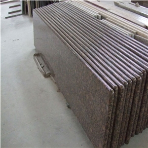 Solid Surface Brown Granite Bathroom Countertop