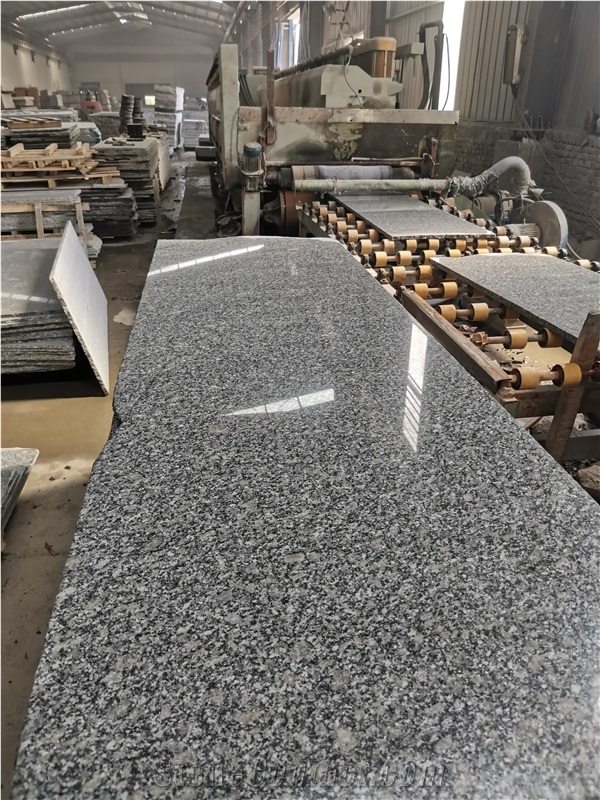 Steel Grey Granite, Own Factory, Tiles, Slabs