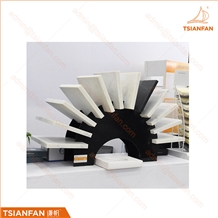 Stone Metal Table Display Stand Rack