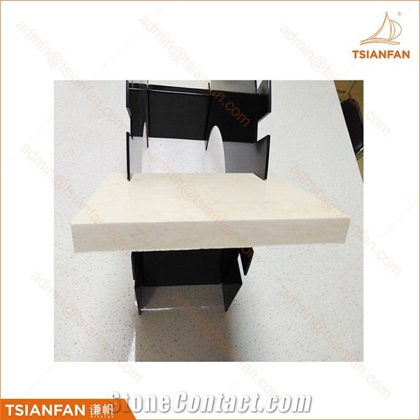 Stone Metal Table Display Stand Rack