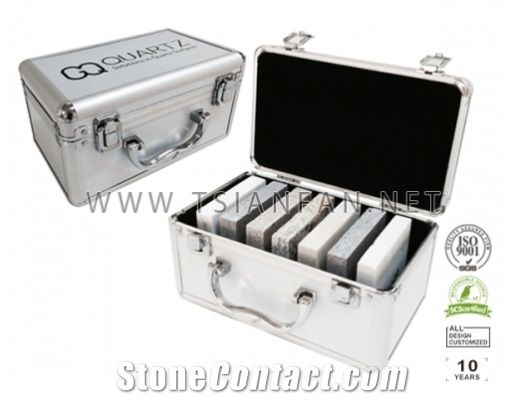 Tile Sample Suitcase, Quartz Stone Sample Box