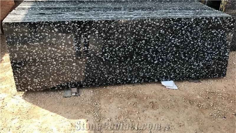 Top Quality Coin Black Granite Slabs