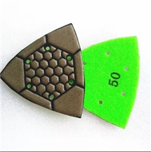 Triangle Polishing Pads for Marble and Concrete