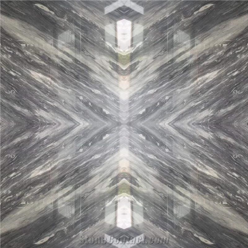 Turkey Caramel Grey Marble Slab