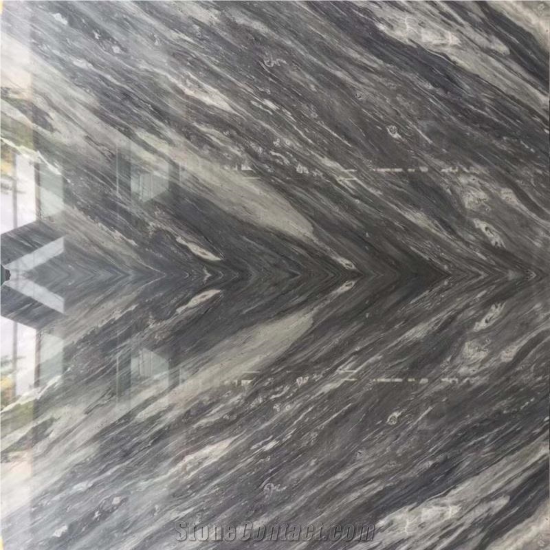 Turkey Caramel Grey Marble Slab
