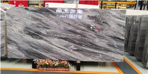 Turkey Caramel Grey Marble Slab