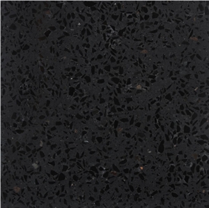 Us006 Black Concrete Terrazzo Tile and Slab Us006 Black Concrete Terrazzo Tile and Slab