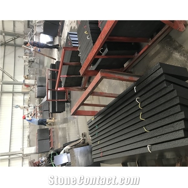 Vietnam Black Granite Block Steps for Deck Stair