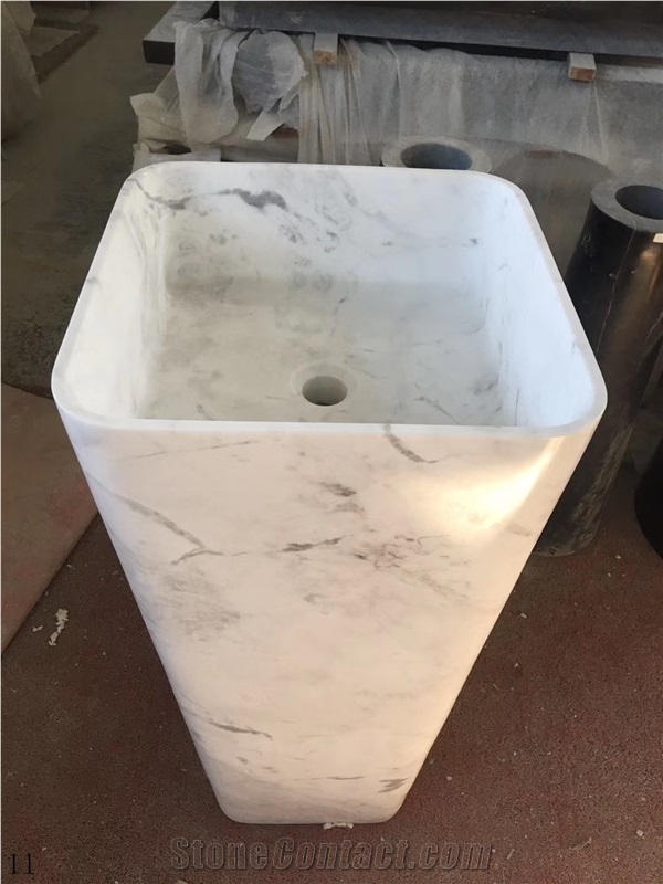 Volakas Marble Basin Natural Stone Basin
