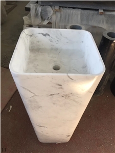 Volakas Marble Basin Natural Stone Basin