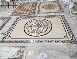 Waterjet Floor Tiles Ceramic Backed Medallions