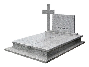 White Cross Double Tombstone for Europe Market White Cross Double Tombstone for Europe Market