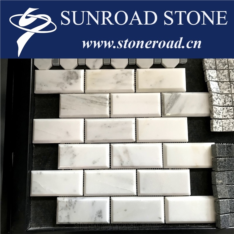 White Marble Mosaic, Wall Mosaic, Floor Mosaic