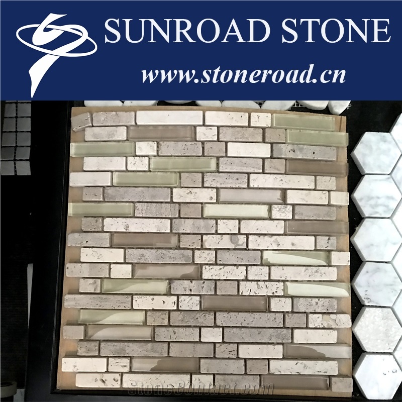 White Marble Mosaic, Wall Mosaic, Floor Mosaic