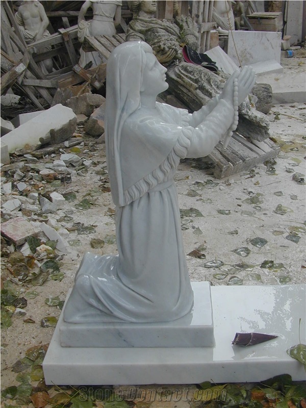 White Marble Pastor,Jesus Human Sculptures