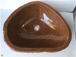 Wood Grain Onyx Basin Natural Stone Sink