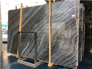 Wooden Green Black Forest Marble Slab Wooden Green Black Forest Marble Slab