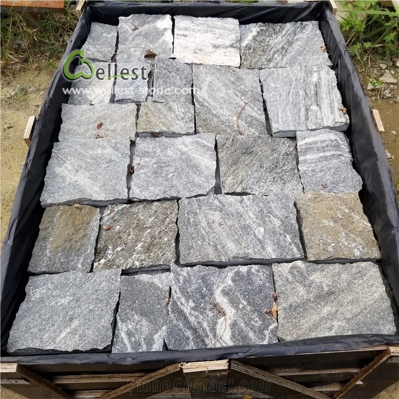 Blue Quartzite Wall Cladding L Shape Corner