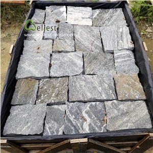 Blue Quartzite Wall Cladding L Shape Corner