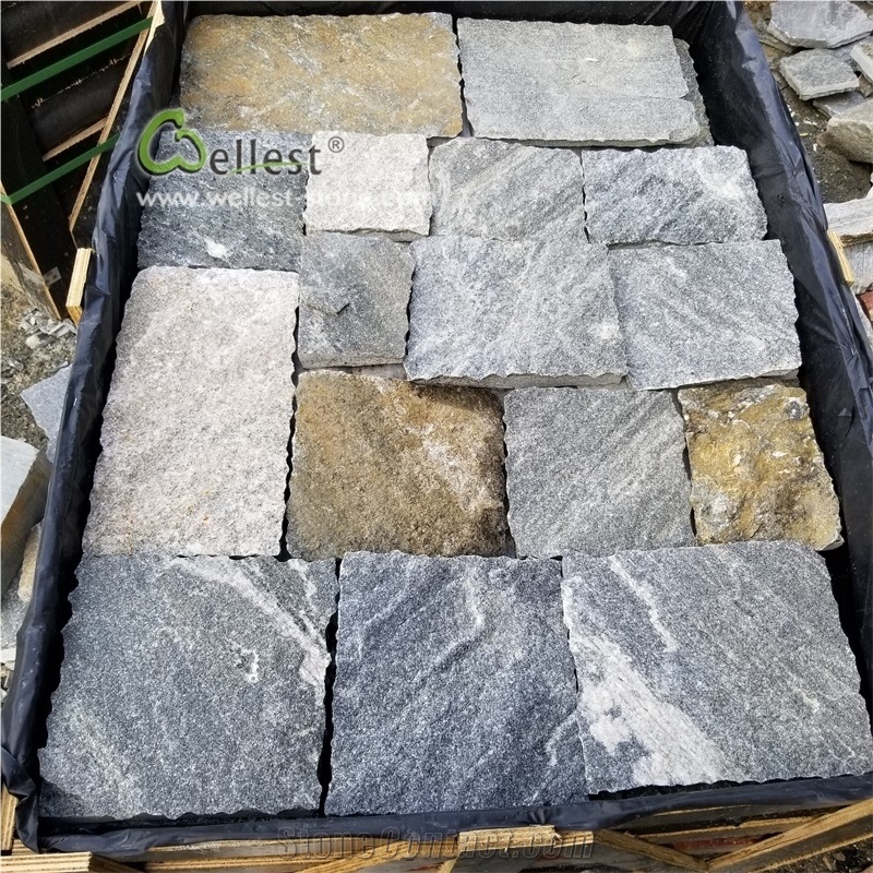 Blue Quartzite Wall Cladding L Shape Corner