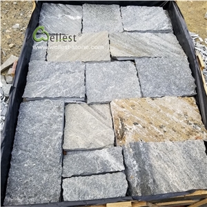 Blue Quartzite Wall Cladding L Shape Corner