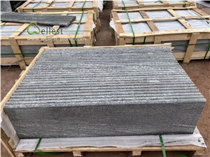 G302 Nero Santiago Granite Bullnose Stairs
