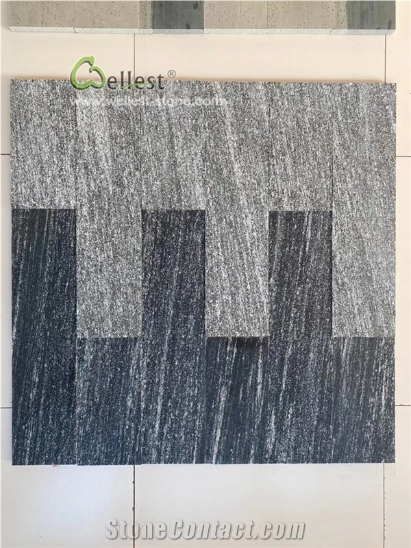 G302 Nero Santiago Granite Bullnose Stairs