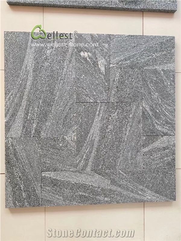 G302 Nero Santiago Granite Bullnose Stairs