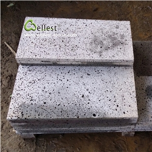 Grey Lava Volcanic Basalt Floor Covering Tiles