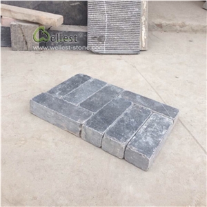 Honed and Tumbled Blue Stone Bricks